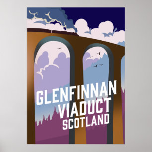 Glenfinnan Viaduct Scotland Poster