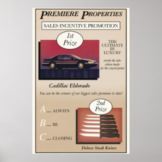 Glengarry Glen Ross Sales Poster