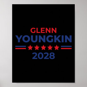 Glenn Youngkin For President 2028 Mega Republican Poster