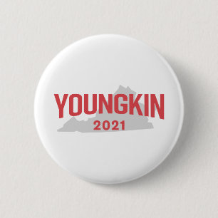 Glenn Youngkin for Virginia Governor 6 Cm Round Badge