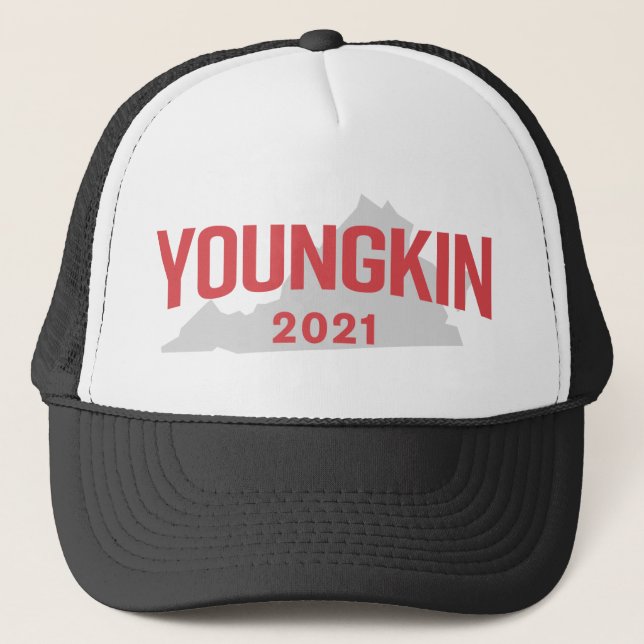 Glenn Youngkin for Virginia Governor Trucker Hat (Front)