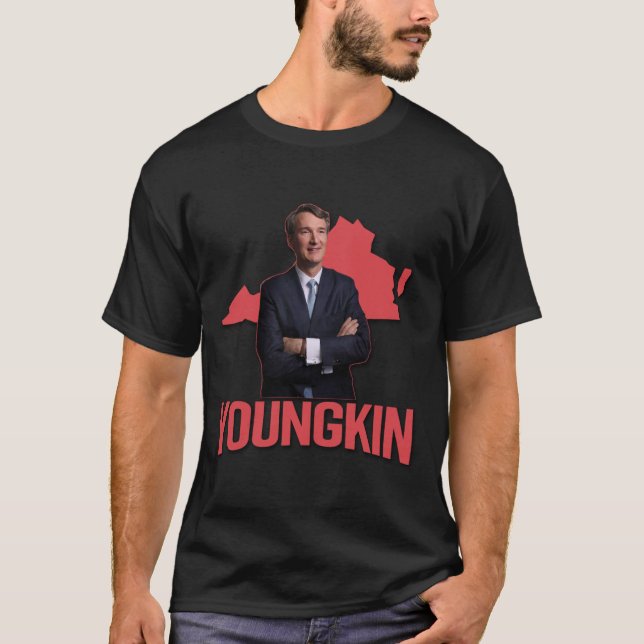 GLENN YOUNGKIN, REPUBLICAN, NEW JERSEY, GOVERNOR T-Shirt (Front)