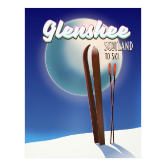 Glenshee Scotland Ski poster