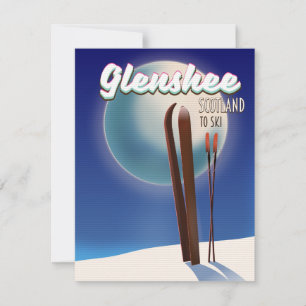 Glenshee Scotland Ski poster