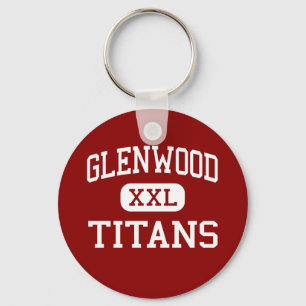 Glenwood - Titans - High School - Chatham Illinois Key Ring
