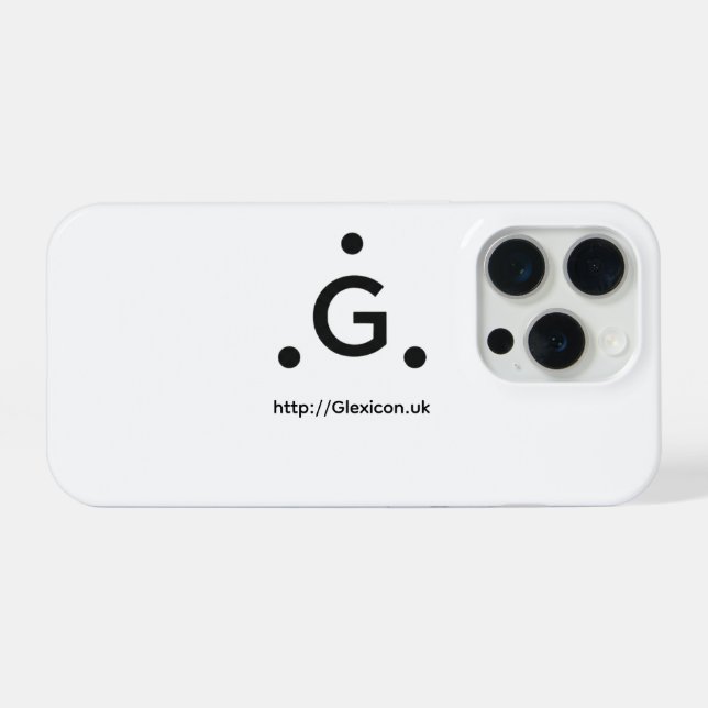 Glexicon UK Mobile iphone 15  Case (Back Horizontal)
