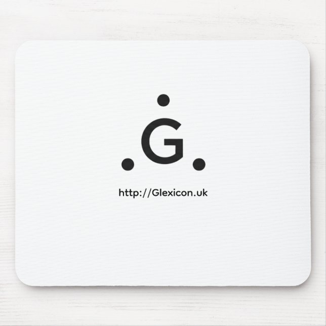 Glexicon UK Mouse Mat (Front)