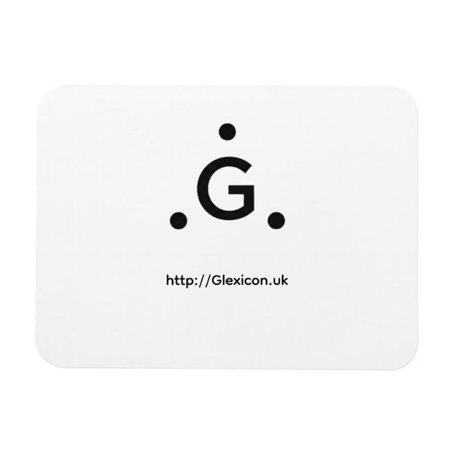 Glexicon UK Photo  Magnet (Horizontal)