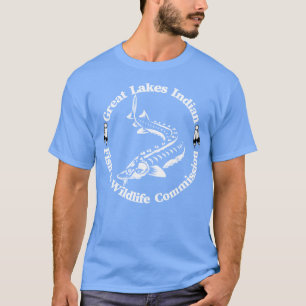 GLI-FWC - Tribal Lake Sturgeon Logo - Mens T T-Shirt
