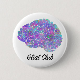 Glial Club 6 Cm Round Badge
