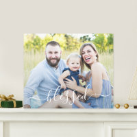 Glided Word Personalised Photo Wrapped Canvas