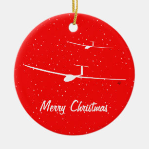 Glider Ceramic Tree Decoration