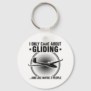 Glider Flight Pilot   Glider Flight School Gift Key Ring