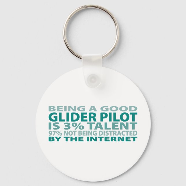 Glider Pilot 3% Talent Key Ring (Front)
