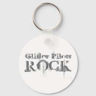 Glider Pilots Rock Key Ring