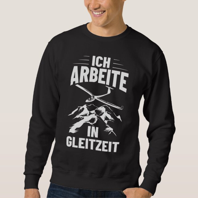 Glider Plane Decorative Glider Plane Glider  1 Sweatshirt (Front)