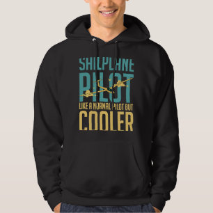 Glider Plane Pilot Flying Sailplane Training Fligh Hoodie