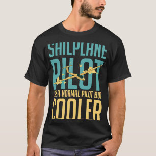 Glider Plane Pilot Flying Sailplane Training Fligh T-Shirt