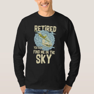 Glider Plane Pilot Flying Sailplane Training Fligh T-Shirt