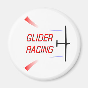 GLIDER RACING MAGNET