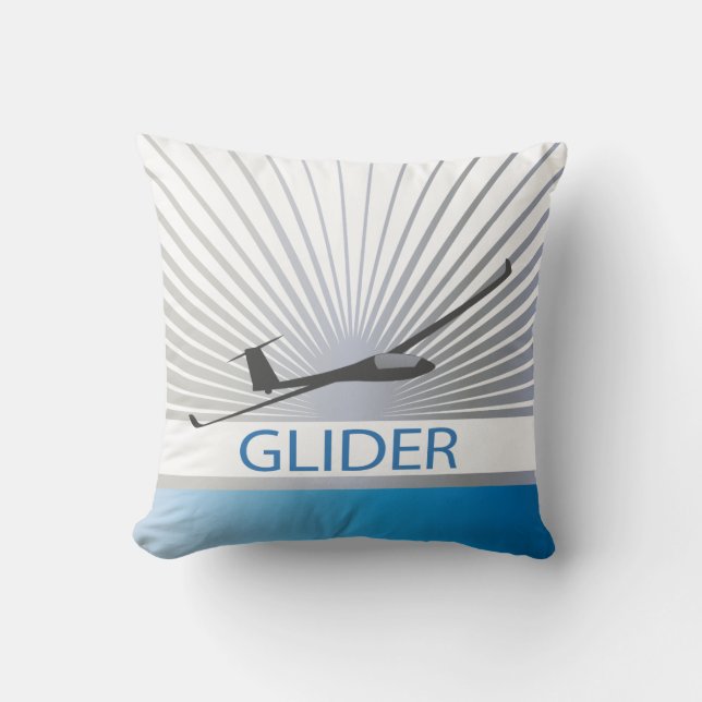 Glider Sailplane Aircraft Cushion (Front)
