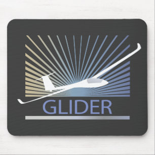 Glider Sailplane Aircraft Mouse Mat