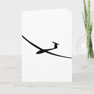 glider sailplane card