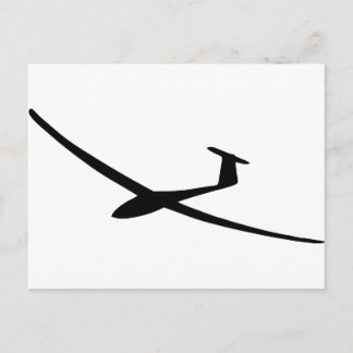 glider sailplane postcard