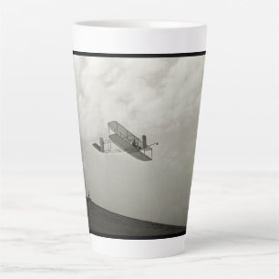 Glider Test Flight Aviation Wright Brothers Latte Mug