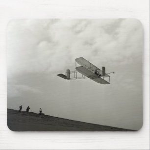 Glider Test Flight Aviation Wright Brothers Mouse Mat