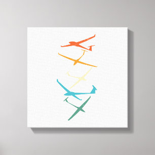 Gliders   Glider Pilot Thermals Soaring Soar Gifts Canvas Print