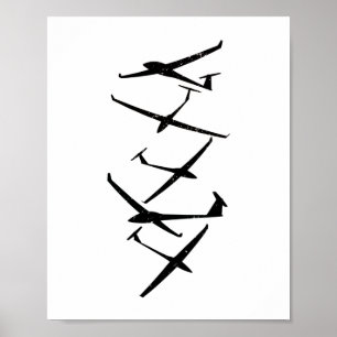 Gliders   Glider Pilot Thermals Soaring Soar Gifts Poster
