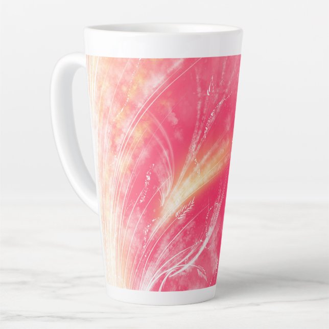 Gliding Angels - Candy Firework  Latte Mug (Left Angle)