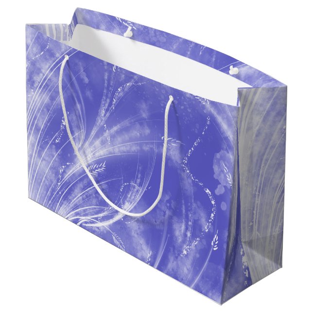 Gliding Angels - Frozen Land  Large Gift Bag (Back Angled)