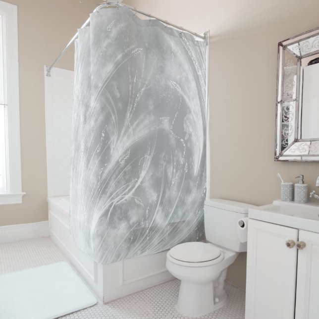 Gliding Angels – Winter Wonderland  Shower Curtain (In Situ)