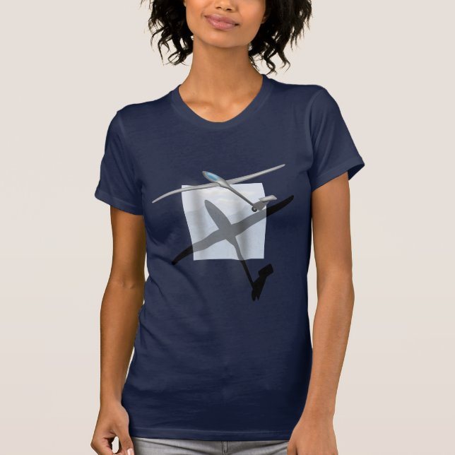 Gliding ladies petite dark shirt (Front)