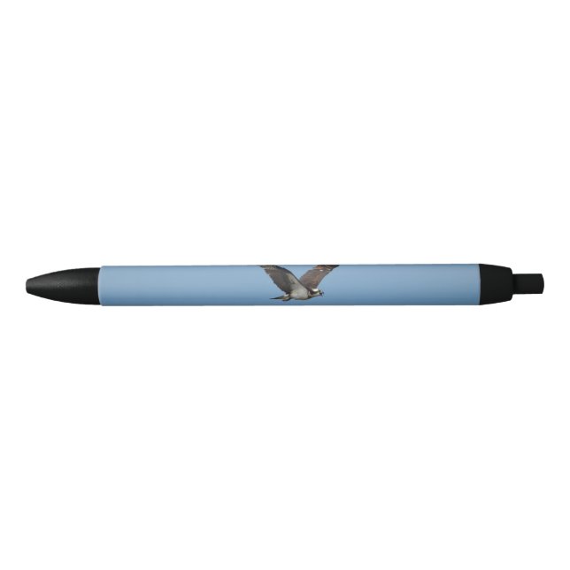 Gliding Osprey Black Ink Pen (Front)
