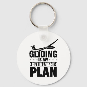 Gliding Slogan   Gliding Thermal Gifts Key Ring