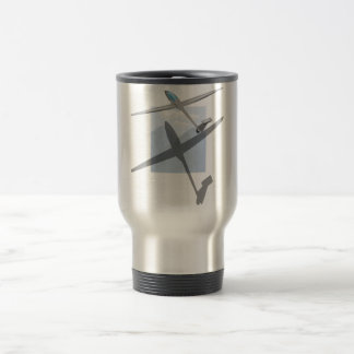 Gliding travel mug