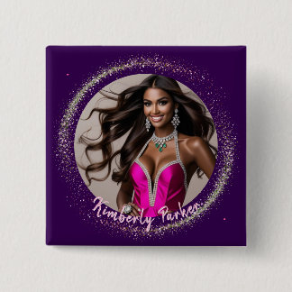 Glimmer Dust Pageant Button