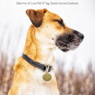 Glimmer Of Love Pet Tag