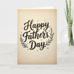Glimmering Fathers Day Card