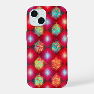 Glimmering Gemstone Quilted Phone Case