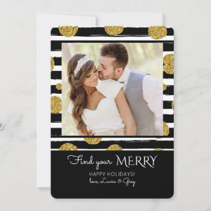 Glimmering Highlights Photo Holiday Card