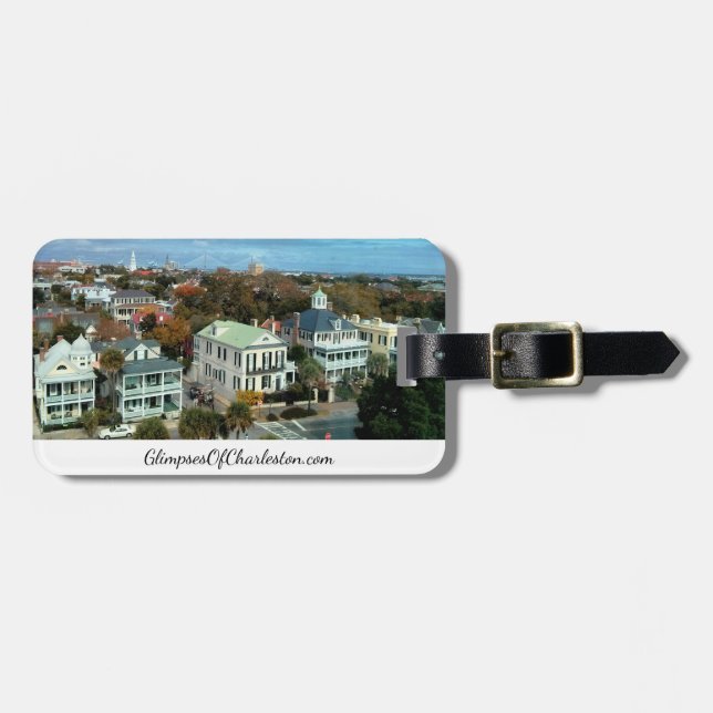 Glimpses of Charleston Luggage Tag (Front Horizontal)
