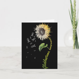 Glioblastoma Awareness Sunflower  Card