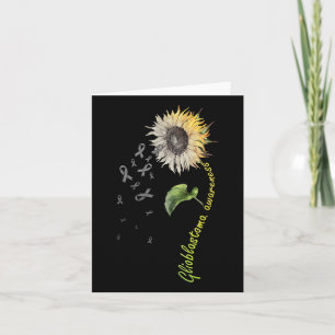 Glioblastoma Awareness Sunflower Card