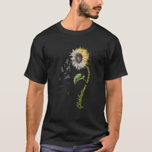 Glioblastoma Awareness Sunflower T-Shirt