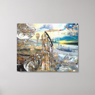 Glissade Station Wrapped Canvas