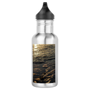 Glistening Beach Morning Water Bottle